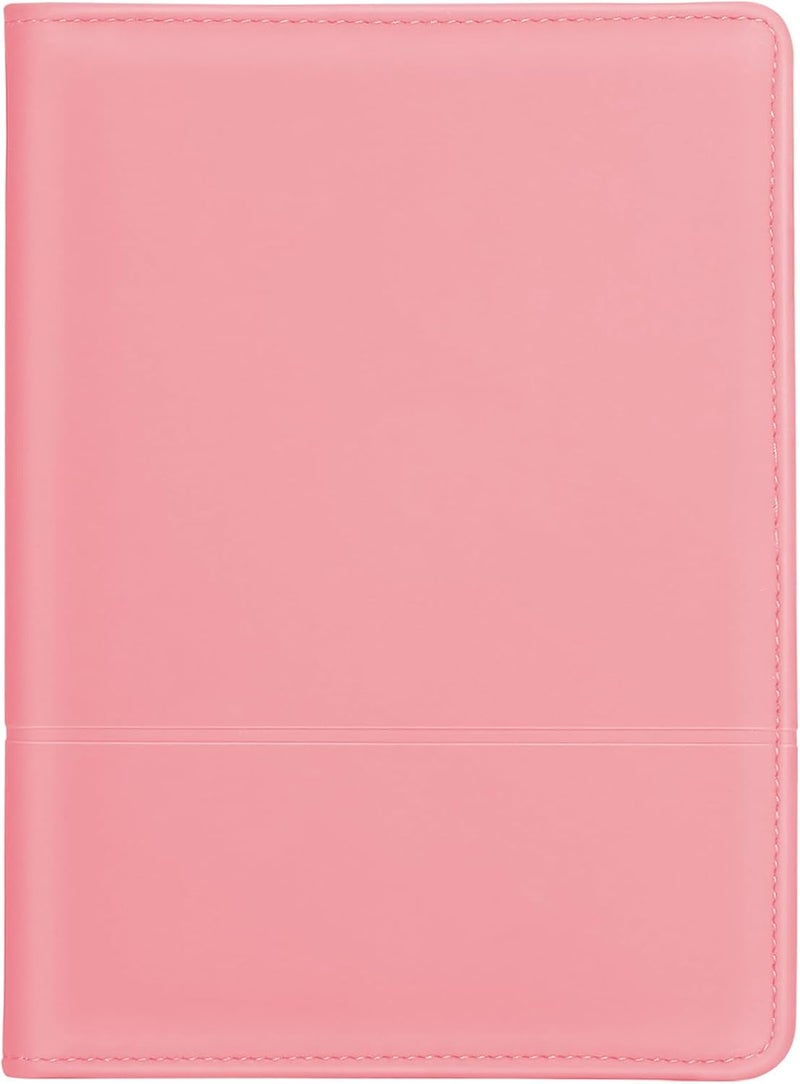 Gorbado Padfolio/Portfolio Binder, Mini Padfolio Portfolio Binder 5 x 8 Legal Writing Pad, A5 Document Organizer Folder for Men Women, Light Pink - Image 2